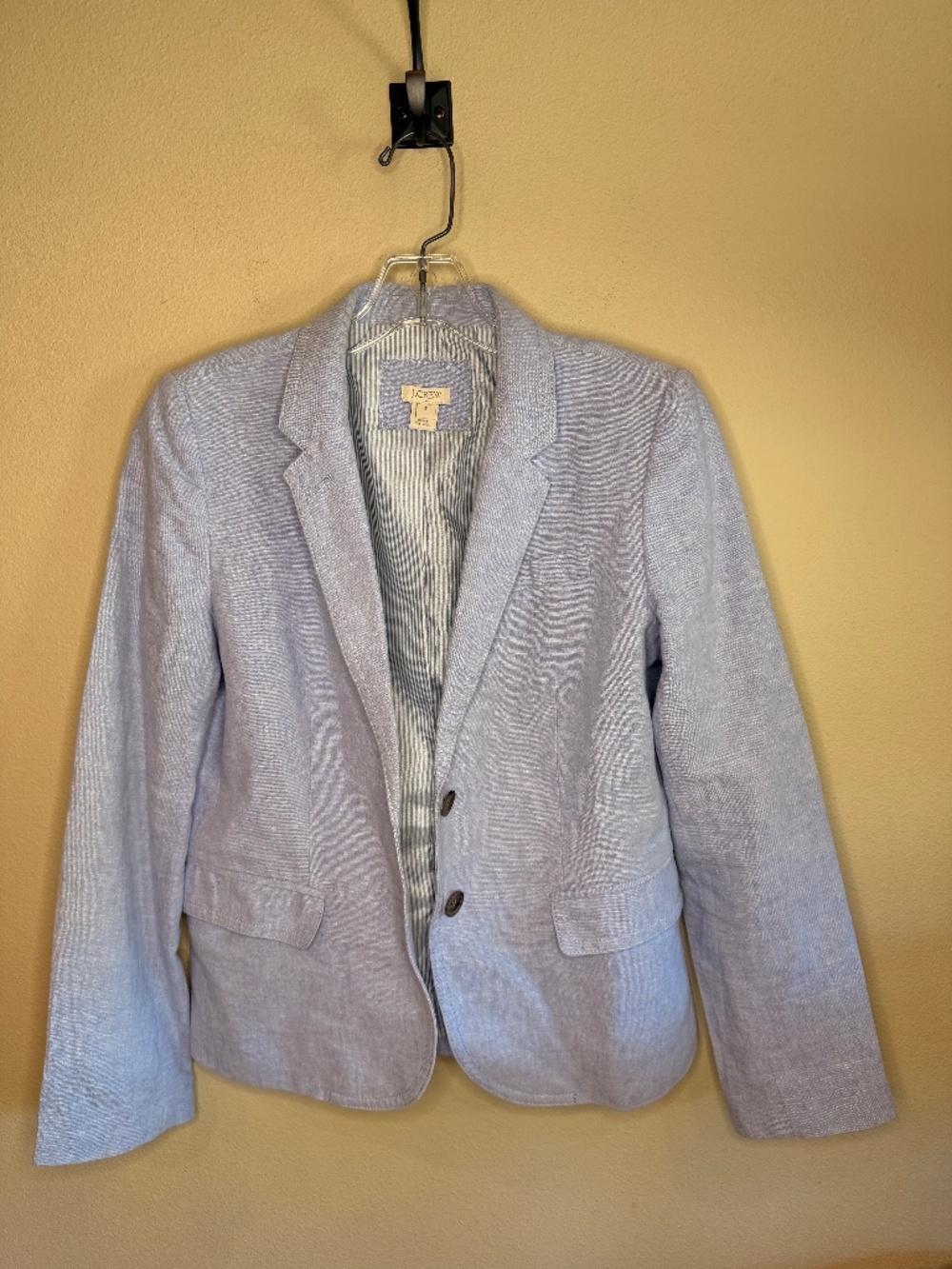 J. Crew Factory. chambray blazer size 6
